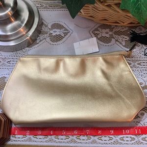 Lancôme makeup bag gold